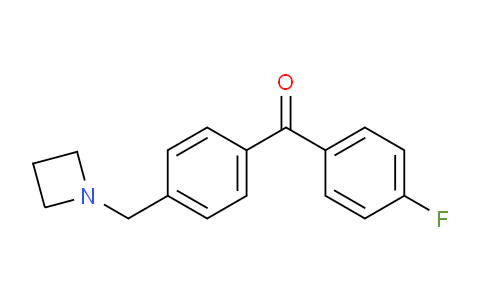 CAS No. 898756-55-3, (4-(Azetidin-1-ylmethyl)phenyl)(4-fluorophenyl)methanone