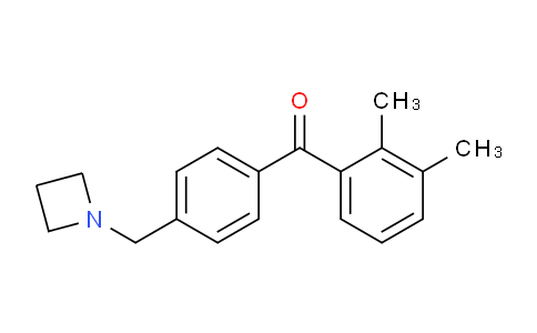 CAS No. 898756-58-6, (4-(Azetidin-1-ylmethyl)phenyl)(2,3-dimethylphenyl)methanone