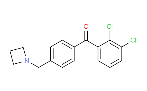 CAS No. 898756-94-0, (4-(Azetidin-1-ylmethyl)phenyl)(2,3-dichlorophenyl)methanone