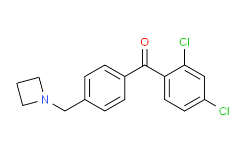 CAS No. 898756-96-2, (4-(Azetidin-1-ylmethyl)phenyl)(2,4-dichlorophenyl)methanone