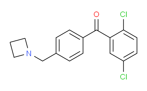 CAS No. 898756-98-4, (4-(Azetidin-1-ylmethyl)phenyl)(2,5-dichlorophenyl)methanone