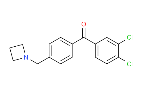 CAS No. 898757-00-1, (4-(Azetidin-1-ylmethyl)phenyl)(3,4-dichlorophenyl)methanone