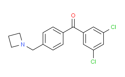 CAS No. 898757-02-3, (4-(Azetidin-1-ylmethyl)phenyl)(3,5-dichlorophenyl)methanone