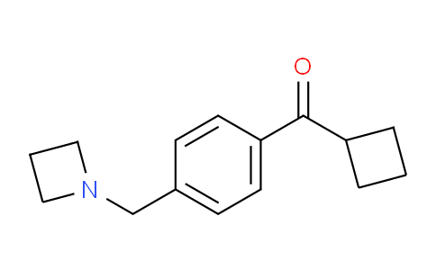 CAS No. 898757-12-5, (4-(Azetidin-1-ylmethyl)phenyl)(cyclobutyl)methanone