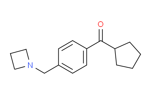 CAS No. 898757-14-7, (4-(Azetidin-1-ylmethyl)phenyl)(cyclopentyl)methanone