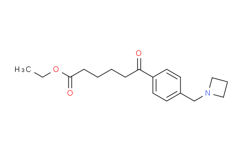 CAS No. 898757-25-0, Ethyl 6-(4-(azetidin-1-ylmethyl)phenyl)-6-oxohexanoate