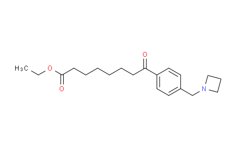 CAS No. 898757-31-8, Ethyl 8-(4-(azetidin-1-ylmethyl)phenyl)-8-oxooctanoate