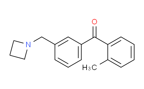 CAS No. 898771-19-2, (3-(Azetidin-1-ylmethyl)phenyl)(o-tolyl)methanone