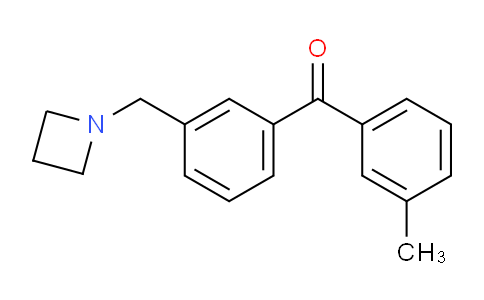 CAS No. 898771-22-7, (3-(Azetidin-1-ylmethyl)phenyl)(m-tolyl)methanone