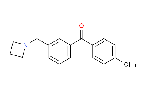 CAS No. 898771-25-0, (3-(Azetidin-1-ylmethyl)phenyl)(p-tolyl)methanone