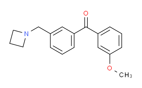 CAS No. 898771-31-8, (3-(Azetidin-1-ylmethyl)phenyl)(3-methoxyphenyl)methanone