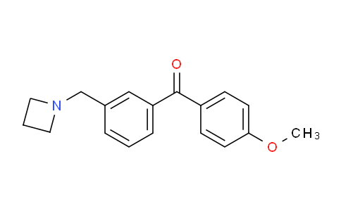 CAS No. 898771-34-1, (3-(Azetidin-1-ylmethyl)phenyl)(4-methoxyphenyl)methanone