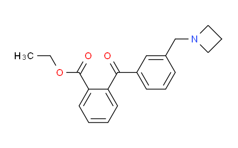 CAS No. 898771-45-4, Ethyl 2-(3-(azetidin-1-ylmethyl)benzoyl)benzoate