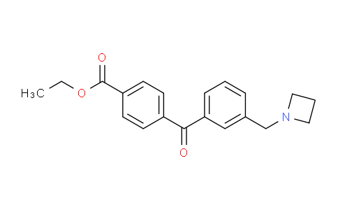 CAS No. 898771-51-2, Ethyl 4-(3-(azetidin-1-ylmethyl)benzoyl)benzoate