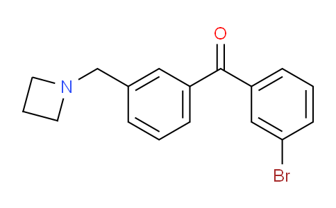 CAS No. 898771-57-8, (3-(Azetidin-1-ylmethyl)phenyl)(3-bromophenyl)methanone