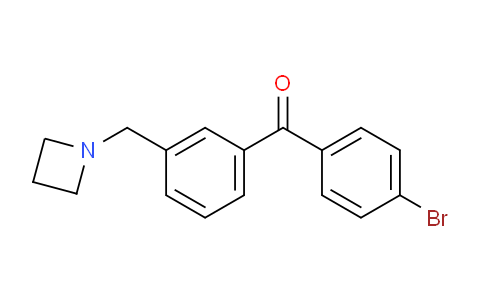 CAS No. 898771-59-0, (3-(Azetidin-1-ylmethyl)phenyl)(4-bromophenyl)methanone