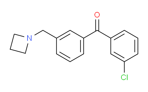 CAS No. 898771-61-4, (3-(Azetidin-1-ylmethyl)phenyl)(3-chlorophenyl)methanone