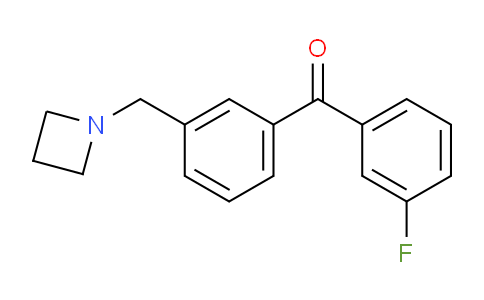 CAS No. 898771-65-8, (3-(Azetidin-1-ylmethyl)phenyl)(3-fluorophenyl)methanone
