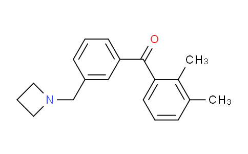 CAS No. 898771-69-2, (3-(Azetidin-1-ylmethyl)phenyl)(2,3-dimethylphenyl)methanone