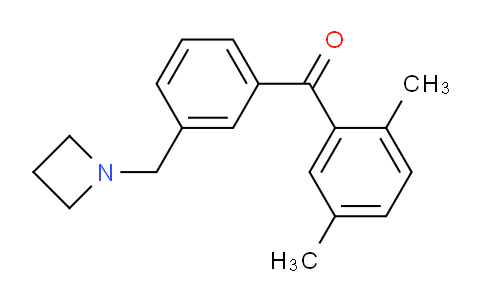CAS No. 898771-73-8, (3-(Azetidin-1-ylmethyl)phenyl)(2,5-dimethylphenyl)methanone