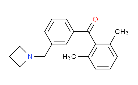 CAS No. 898771-75-0, (3-(Azetidin-1-ylmethyl)phenyl)(2,6-dimethylphenyl)methanone