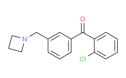 CAS No. 898771-87-4, (3-(Azetidin-1-ylmethyl)phenyl)(2-chlorophenyl)methanone