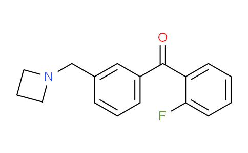 CAS No. 898771-89-6, (3-(Azetidin-1-ylmethyl)phenyl)(2-fluorophenyl)methanone