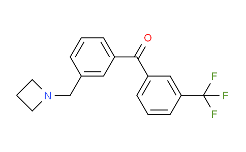 CAS No. 898771-93-2, (3-(Azetidin-1-ylmethyl)phenyl)(3-(trifluoromethyl)phenyl)methanone