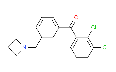 CAS No. 898772-06-0, (3-(Azetidin-1-ylmethyl)phenyl)(2,3-dichlorophenyl)methanone