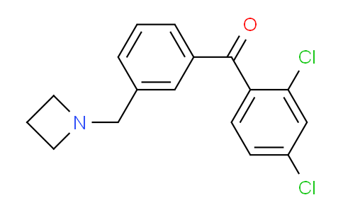 CAS No. 898772-09-3, (3-(Azetidin-1-ylmethyl)phenyl)(2,4-dichlorophenyl)methanone