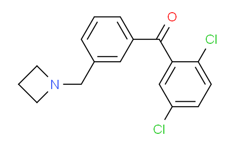 CAS No. 898772-12-8, (3-(Azetidin-1-ylmethyl)phenyl)(2,5-dichlorophenyl)methanone