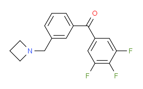 CAS No. 898772-30-0, (3-(Azetidin-1-ylmethyl)phenyl)(3,4,5-trifluorophenyl)methanone
