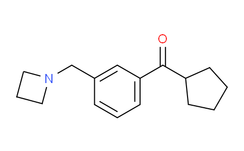 CAS No. 898772-39-9, (3-(Azetidin-1-ylmethyl)phenyl)(cyclopentyl)methanone