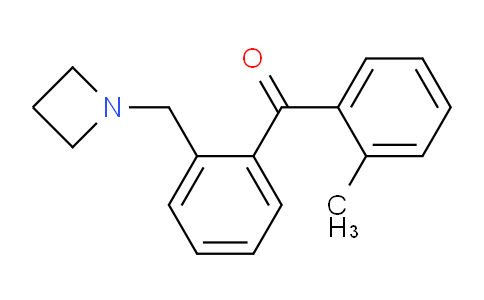 CAS No. 898775-45-6, (2-(Azetidin-1-ylmethyl)phenyl)(o-tolyl)methanone