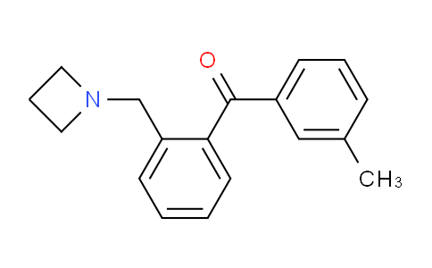 CAS No. 898775-48-9, (2-(Azetidin-1-ylmethyl)phenyl)(m-tolyl)methanone