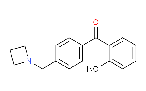 CAS No. 898777-25-8, (4-(Azetidin-1-ylmethyl)phenyl)(o-tolyl)methanone