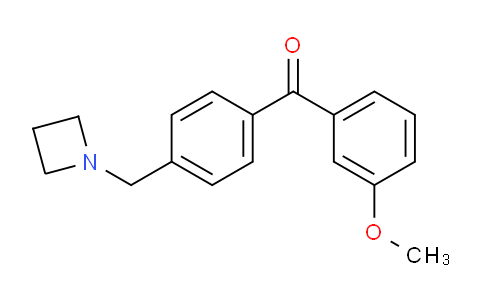 898777-37-2 | (4-(Azetidin-1-ylmethyl)phenyl)(3-methoxyphenyl)methanone
