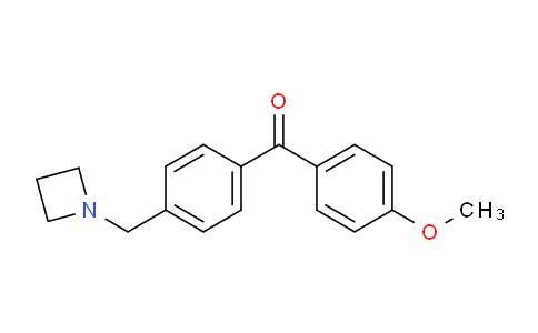 CAS No. 898777-40-7, (4-(Azetidin-1-ylmethyl)phenyl)(4-methoxyphenyl)methanone