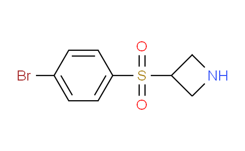 CAS No. 1706448-67-0, 3-((4-Bromophenyl)sulfonyl)azetidine