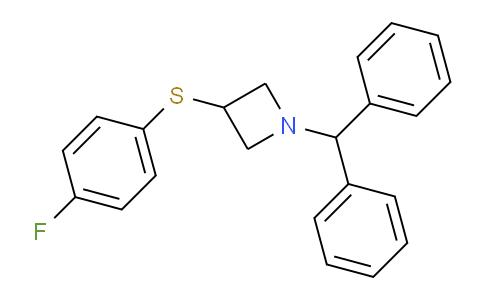 CAS No. 942473-76-9, 1-Benzhydryl-3-(4-fluorophenylthio)azetidine