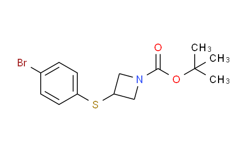 CAS No. 1002355-69-2, 1-BOC-3-(4-bromophenyl)sulfanylazetidine
