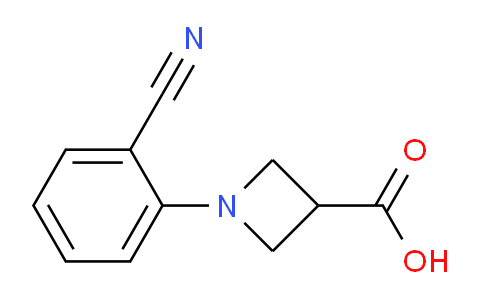 CAS No. 1260874-83-6, 1-(2-Cyanophenyl)azetidine-3-carboxylic acid