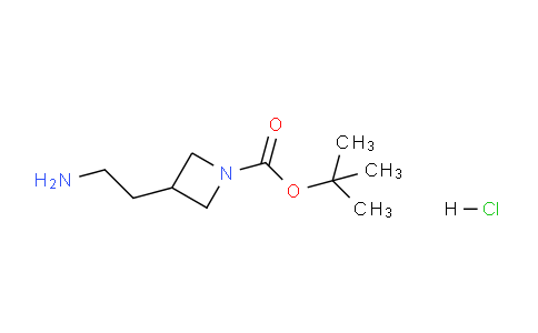 CAS No. 1337879-35-2, tert-Butyl 3-(2-aminoethyl)azetidine-1-carboxylate hydrochloride