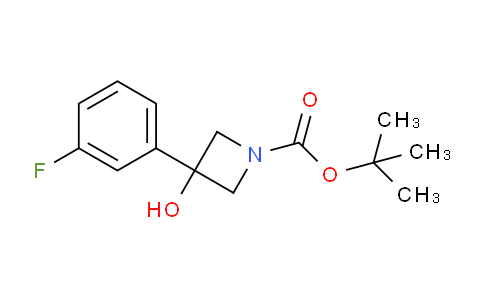 CAS No. 1380752-53-3, tert-Butyl 3-(3-fluorophenyl)-3-hydroxyazetidine-1-carboxylate