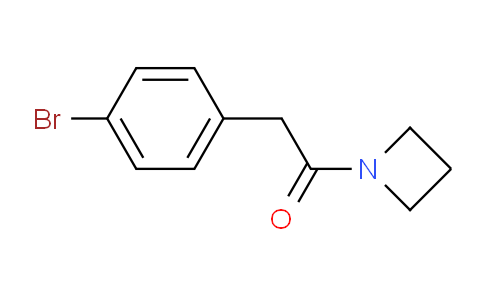 CAS No. 1387381-12-5, 1-(Azetidin-1-yl)-2-(4-bromophenyl)ethanone