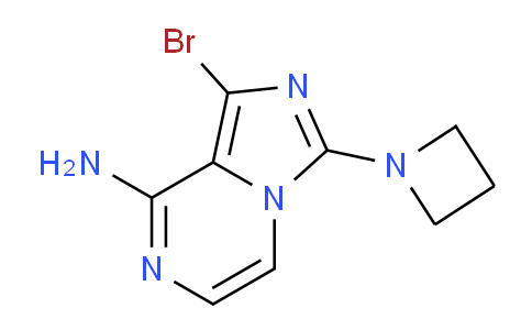 CAS No. 1419222-66-4, 3-(Azetidin-1-yl)-1-bromoimidazo[1,5-a]pyrazin-8-amine