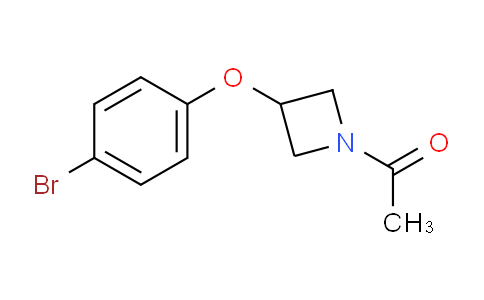 CAS No. 1467060-01-0, 1-(3-(4-Bromophenoxy)azetidin-1-yl)ethanone
