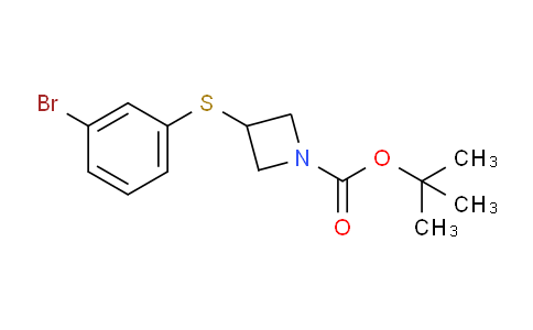 CAS No. 959245-73-9, tert-Butyl 3-((3-bromophenyl)thio)azetidine-1-carboxylate