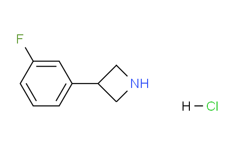 CAS No. 1203685-14-6, 3-(3-Fluorophenyl)azetidine hydrochloride