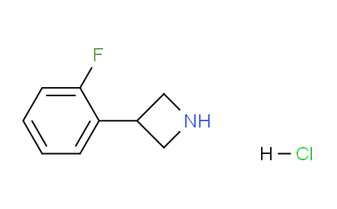 CAS No. 1203686-39-8, 3-(2-Fluorophenyl)azetidine hydrochloride